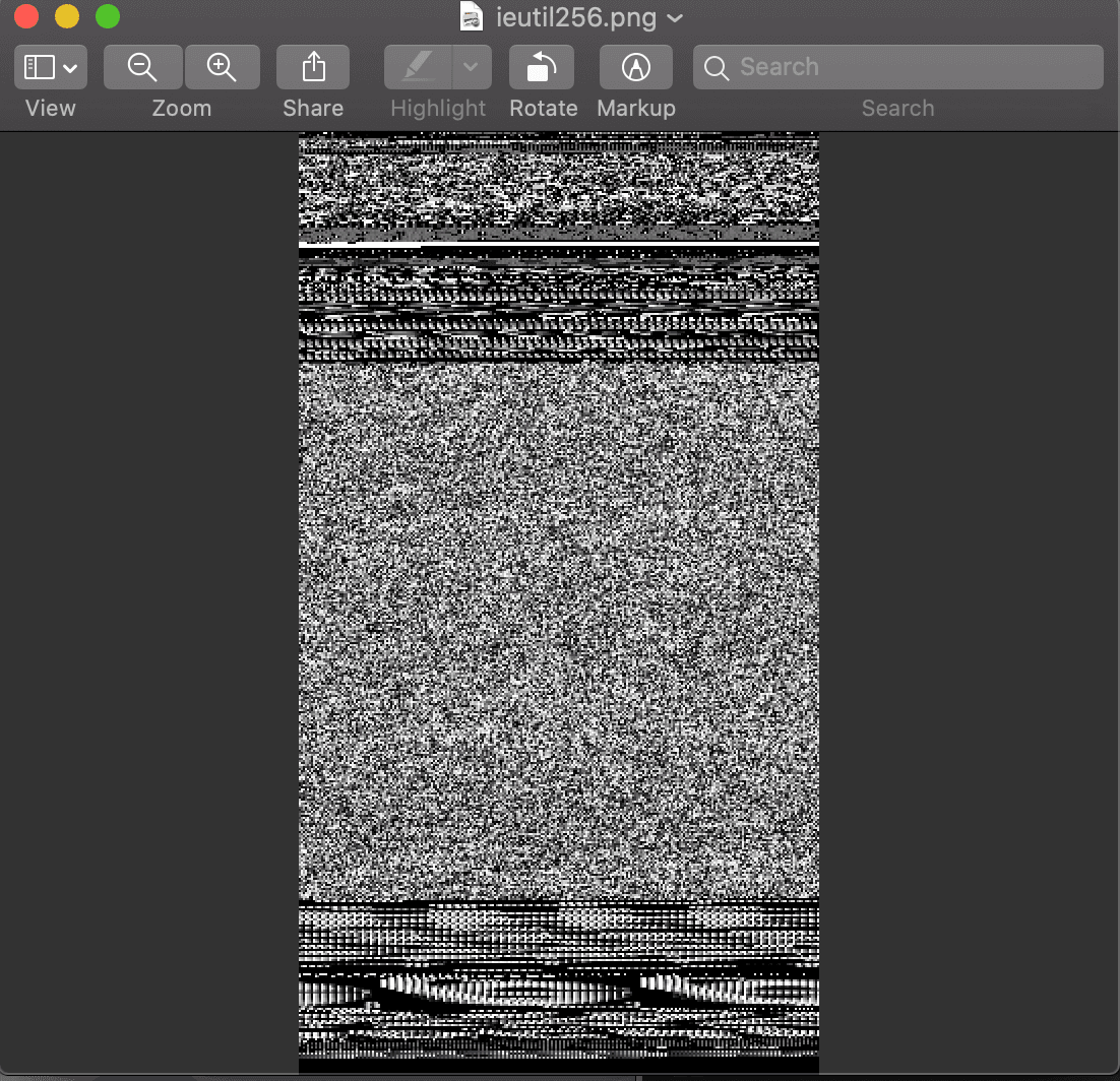 Generated pixel image
