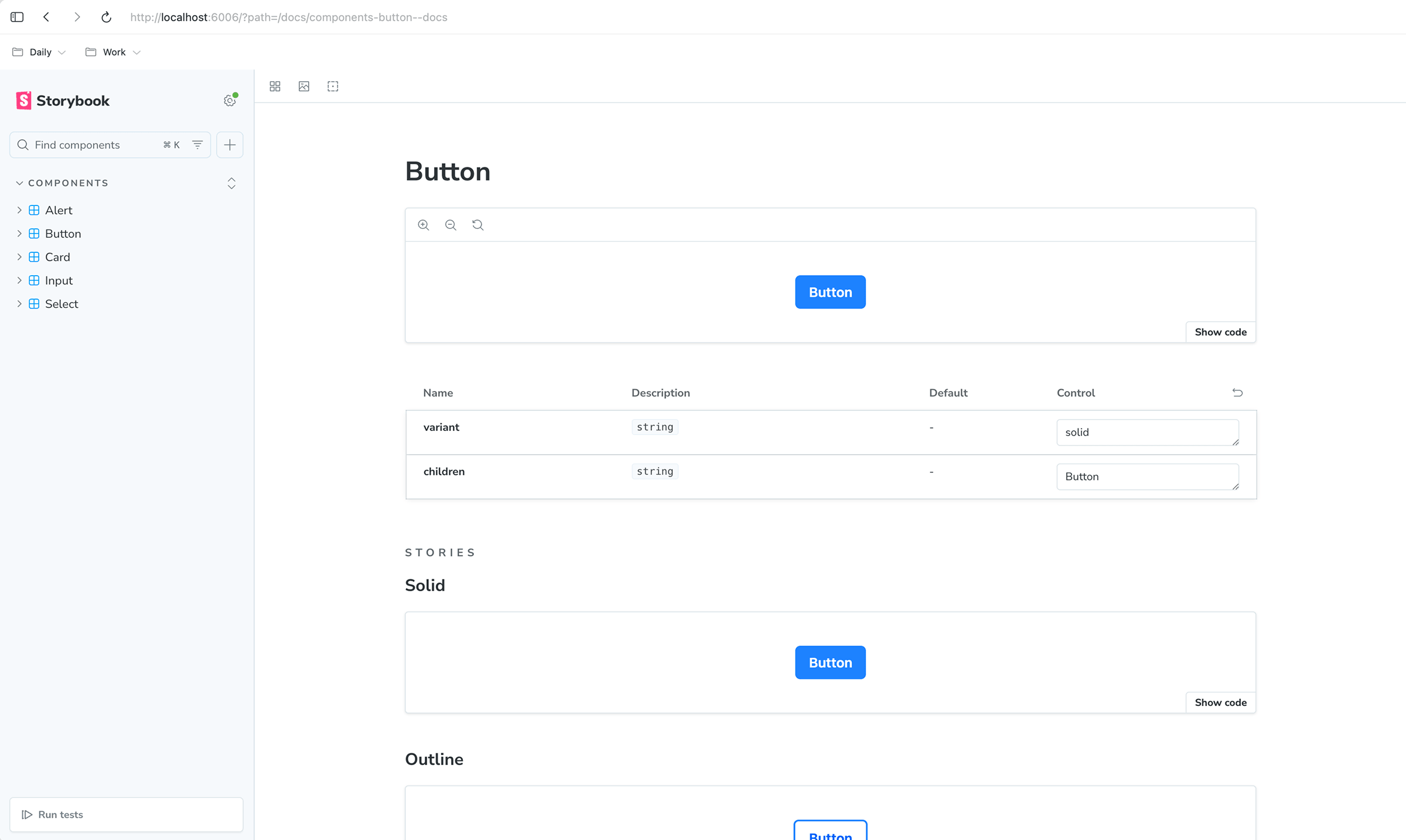user dashboard